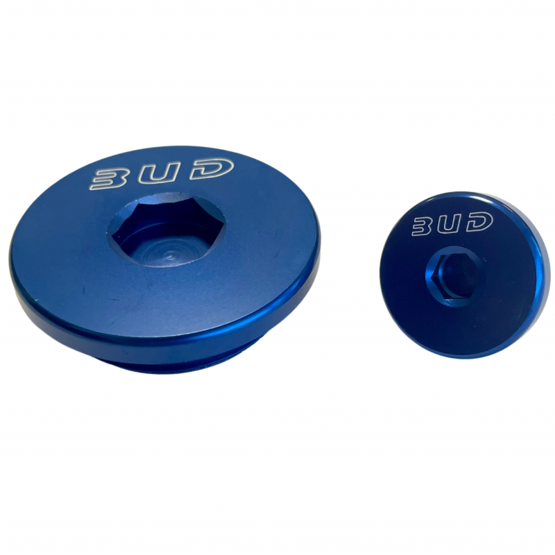 kit bouchons distribution alu bleu - 450 YFZR
