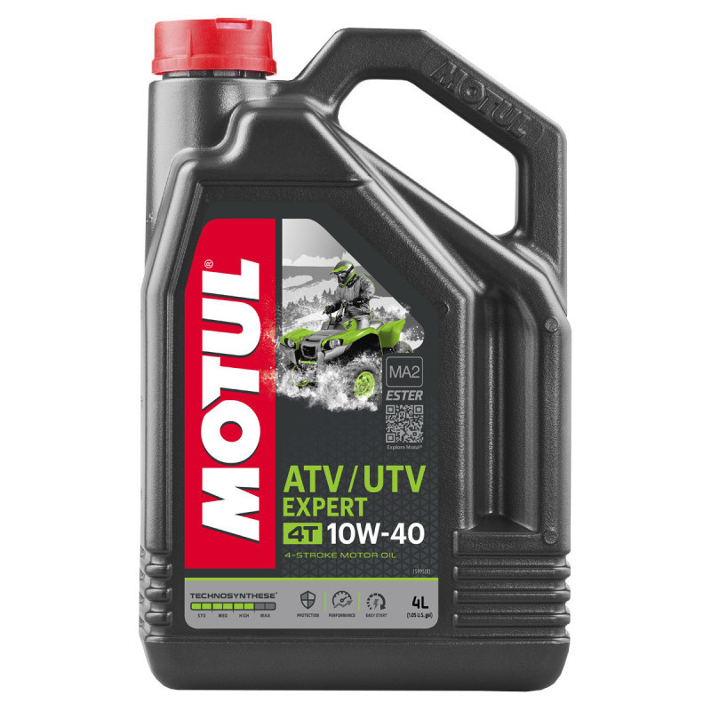 Motul ATV SXS Power 10W-50 4T 100% Synthetic Motor Oil – 4 Liter, 105901