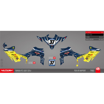 Kit déco bleu/jaune PSR-By...