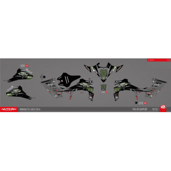 Kit déco Kutvek gris/noir - 450 YFZR 2014