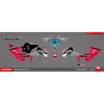Kit déco Kutvek rose/gris - 450 YFZR 2014