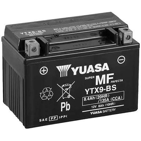Battery Yuasa 450 KXR YTX9-BS